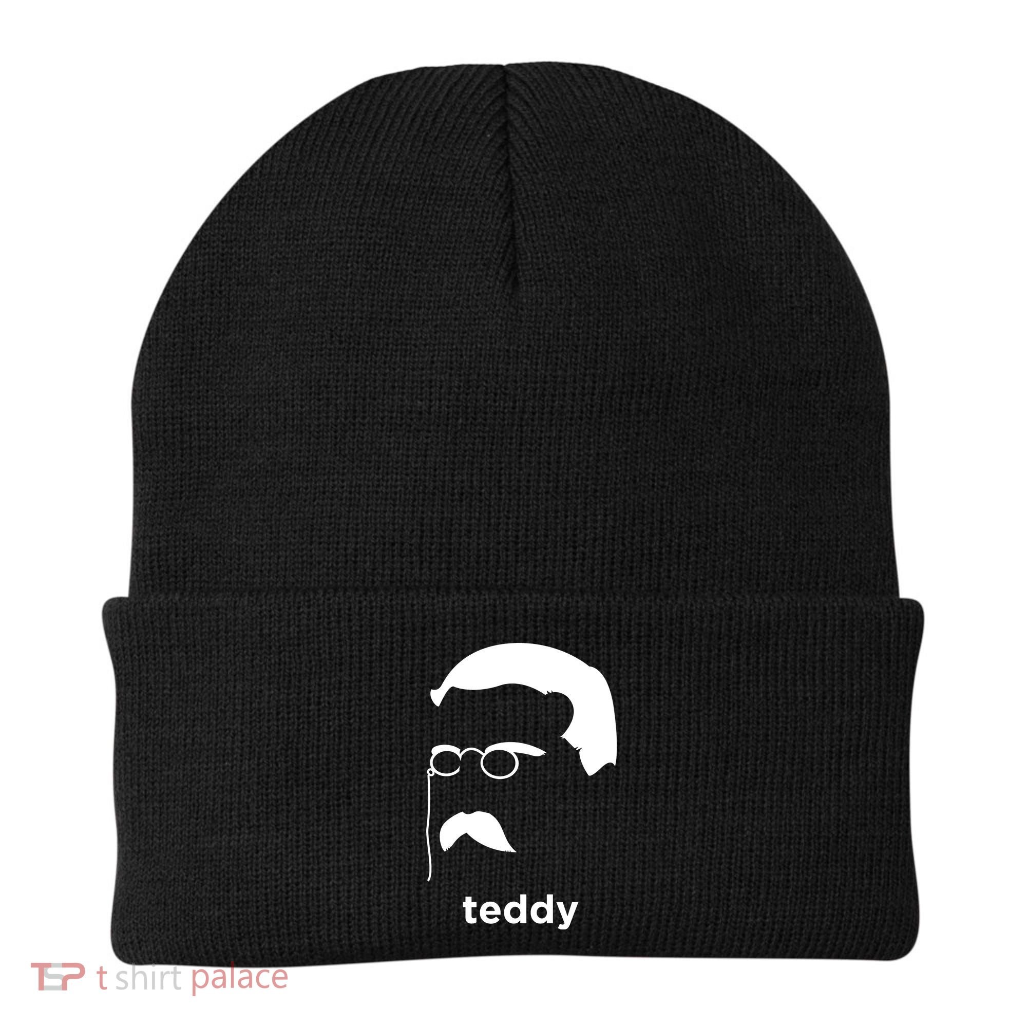 Teddy Roosevelt Vector Art American Beanie