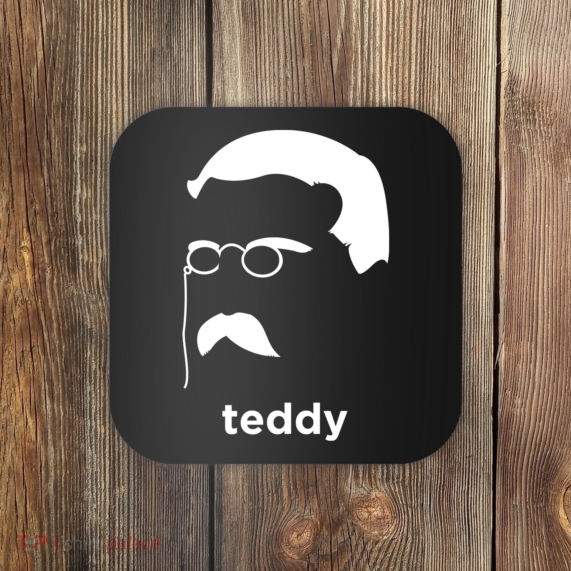 Teddy Roosevelt Vector Art American Coaster