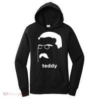 Teddy Roosevelt Vector Art American Women's Hoodie thumb 0