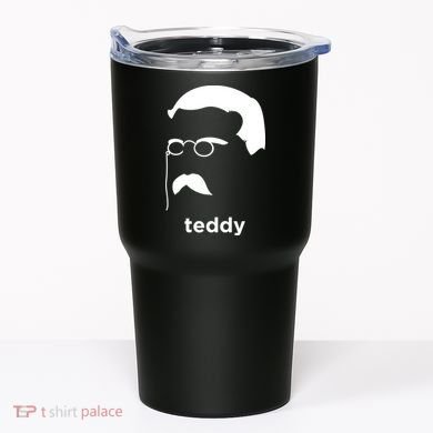 Teddy Roosevelt Vector Art American Tumbler