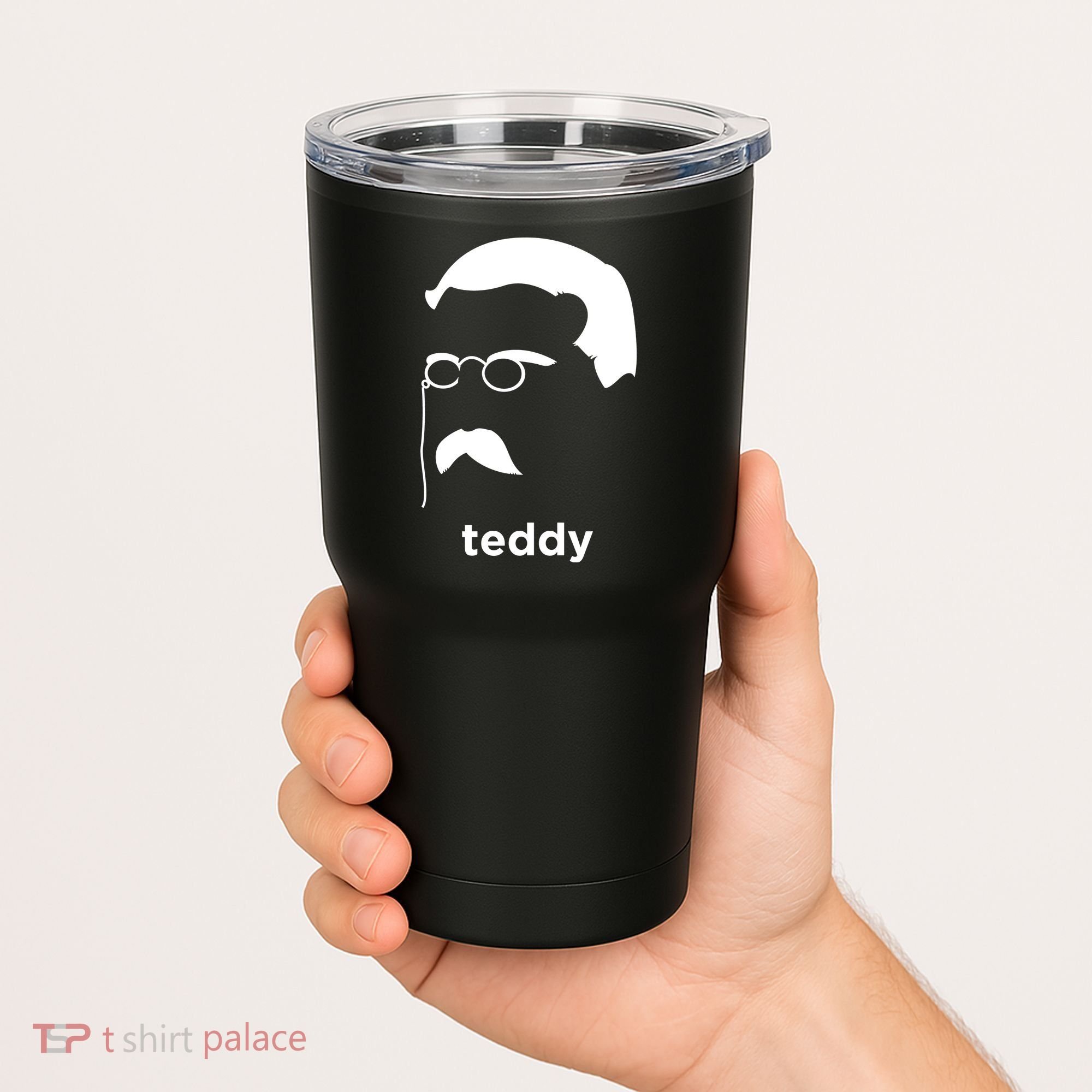 Teddy Roosevelt Vector Art American Tumbler