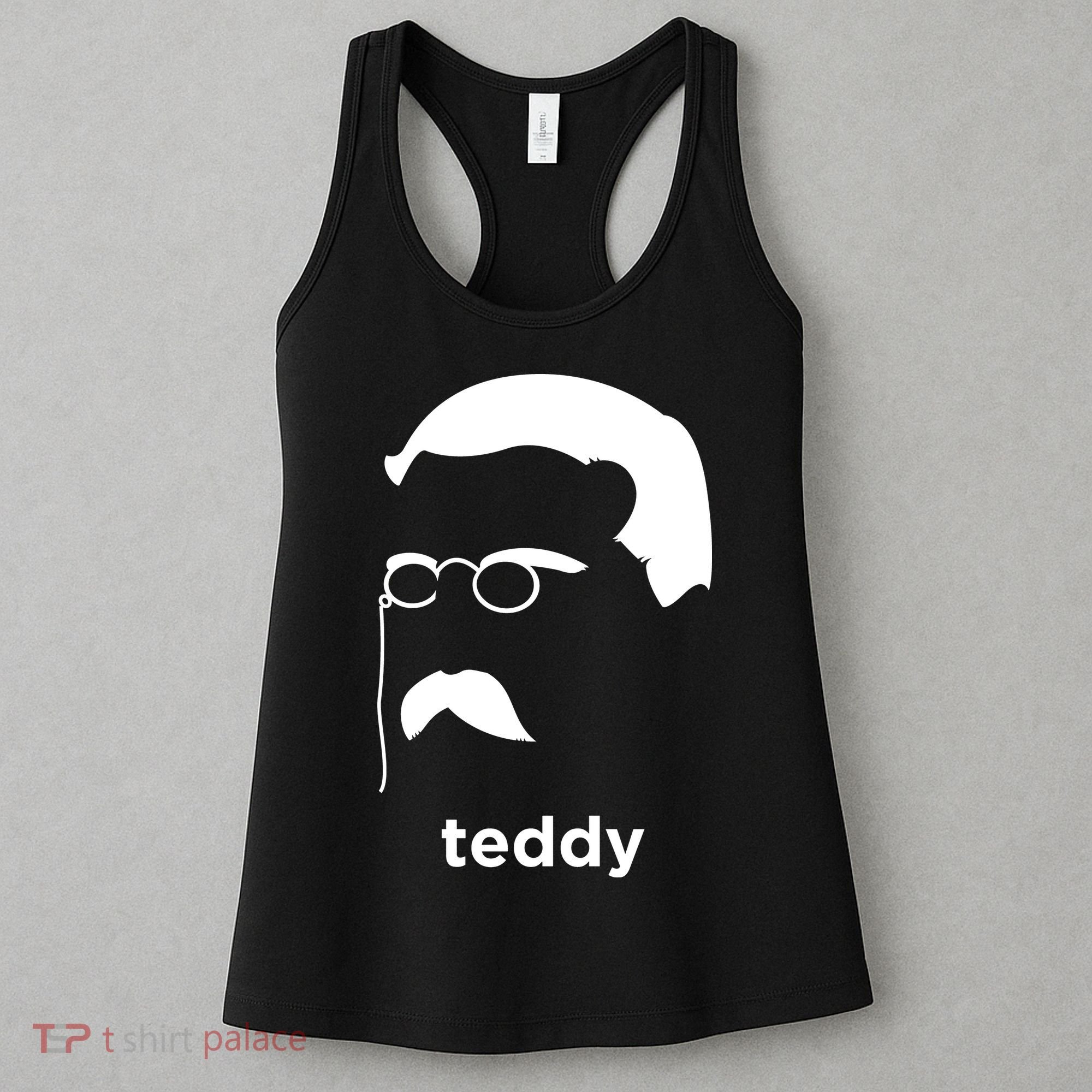 Teddy Roosevelt Vector Art American Women's Tank Top