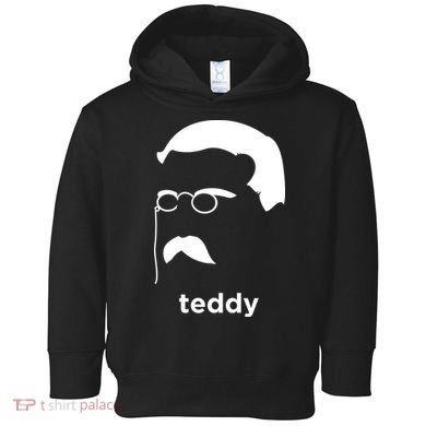 Teddy Roosevelt Vector Art American Toddler Hoodie