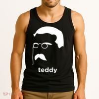 Teddy Roosevelt Vector Art American Tank Top thumb 3