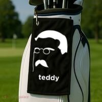 Teddy Roosevelt Vector Art American Golf Towel thumb 2