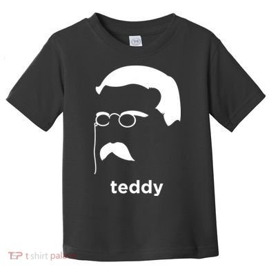 Teddy Roosevelt Vector Art American Toddler T-Shirt