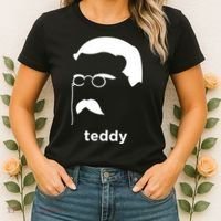 Teddy Roosevelt Vector Art American Women's T-Shirt thumb 2