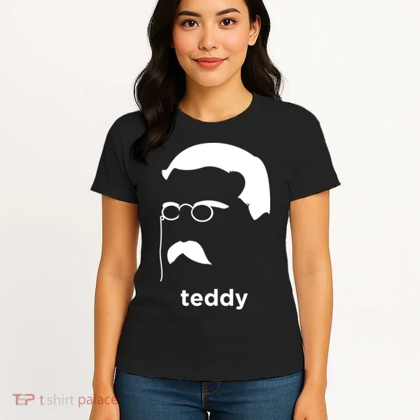 Teddy Roosevelt Vector Art American Women's T-Shirt