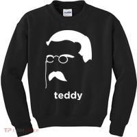 Teddy Roosevelt Vector Art American Kids Sweatshirt thumb 0