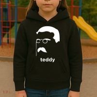 Teddy Roosevelt Vector Art American Kids Hoodie thumb 3