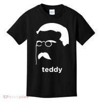 Teddy Roosevelt Vector Art American Kids T-Shirt thumb 0