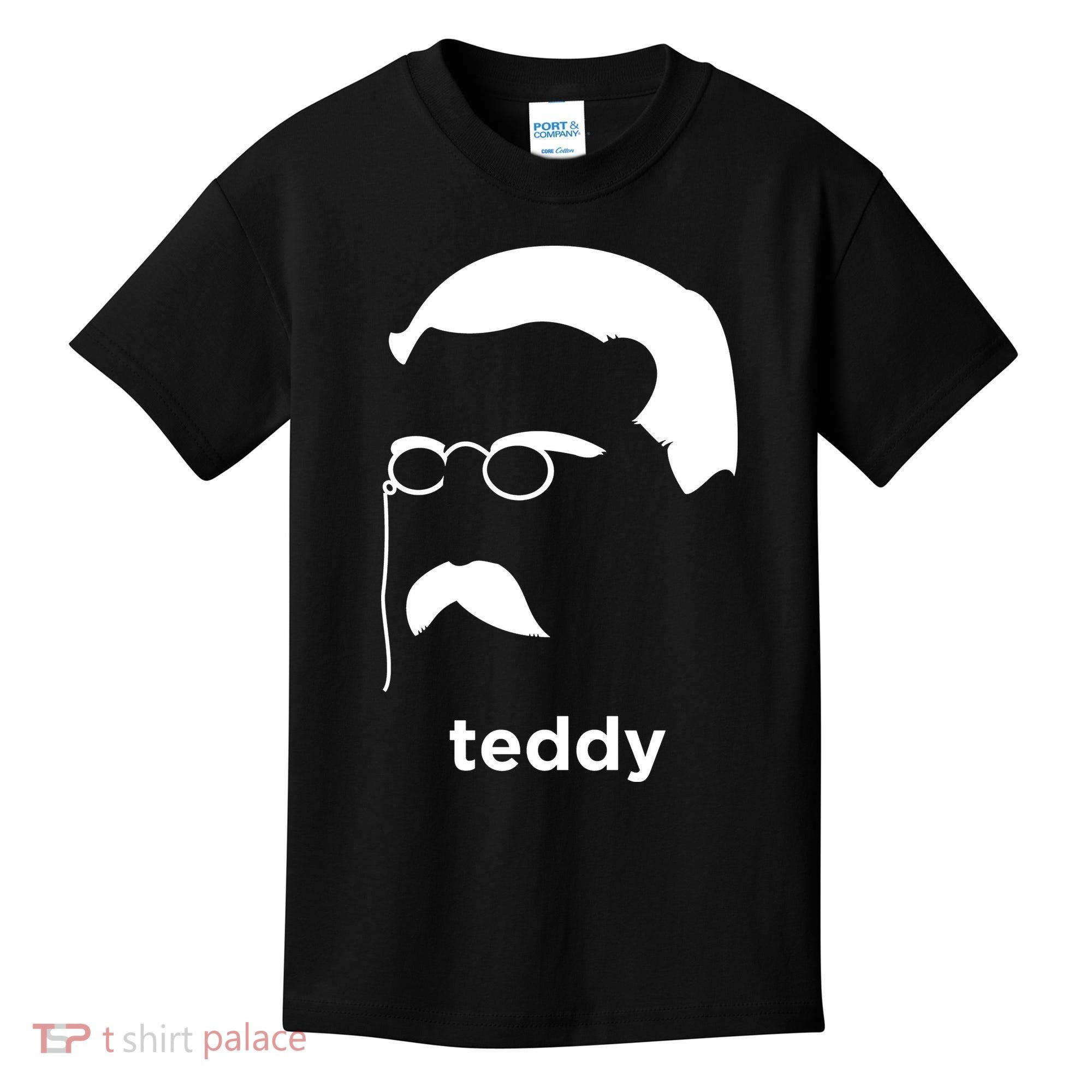 Teddy Roosevelt Vector Art American Kids T-Shirt
