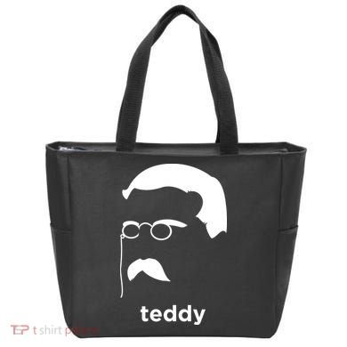 Teddy Roosevelt Vector Art American Tote Bag