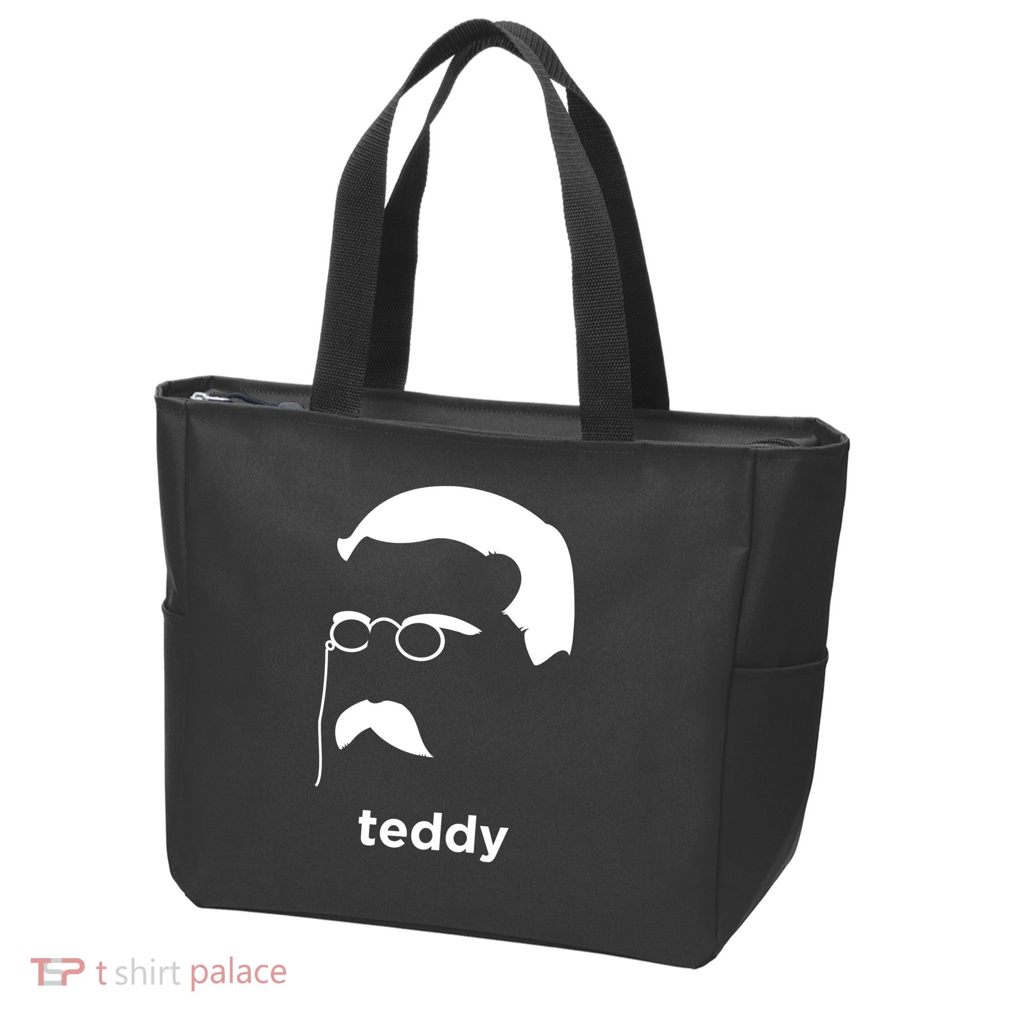 Teddy Roosevelt Vector Art American Tote Bag
