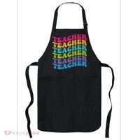 Teacher Retro Word Mashup Apron thumb 0