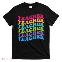 Teacher Retro Word Mashup T-Shirt thumb 0