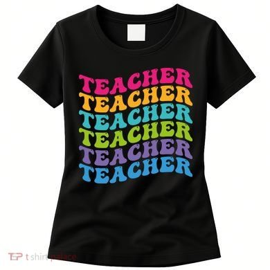 Teacher Retro Word Mashup Women's T-Shirt