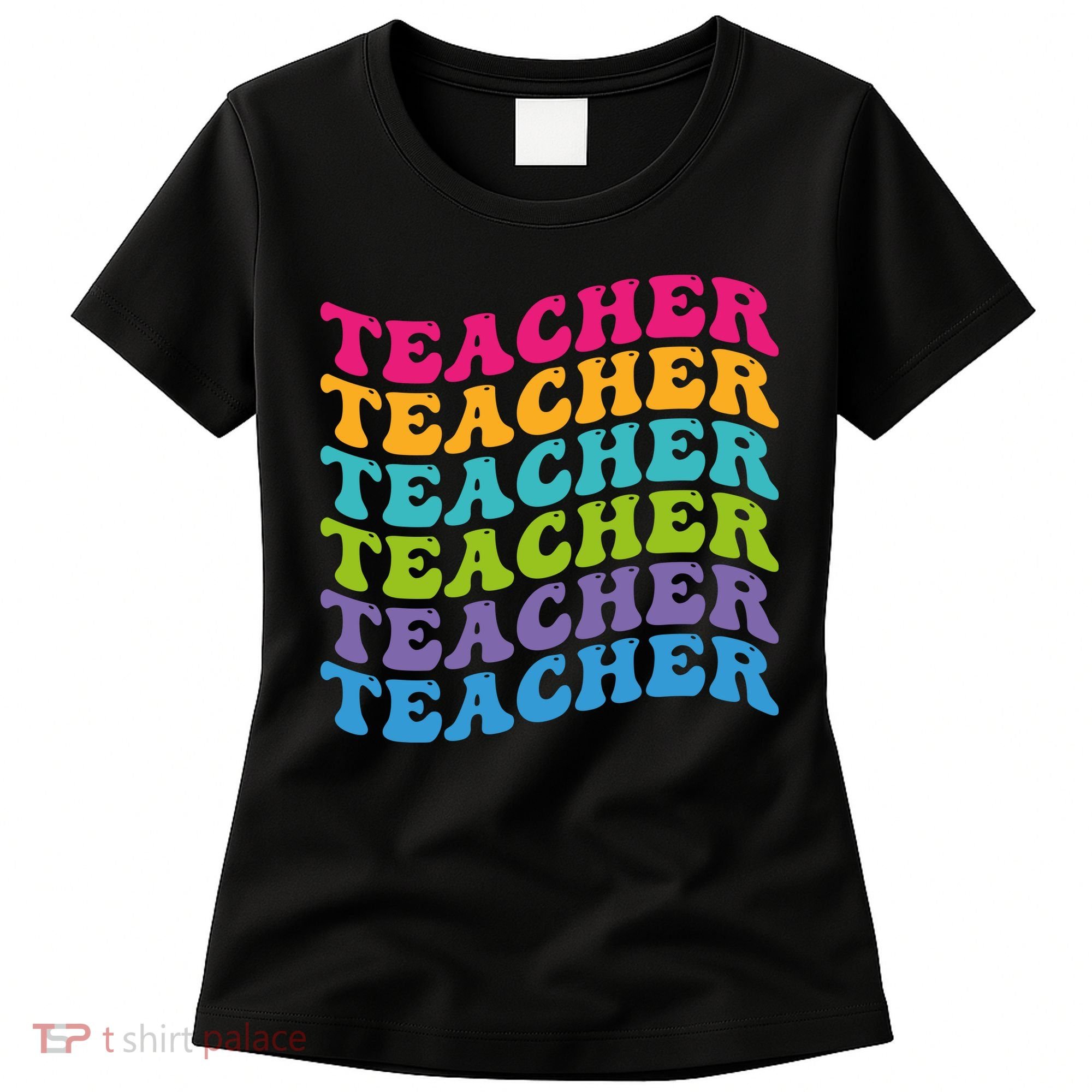 Teacher Retro Word Mashup Women's T-Shirt