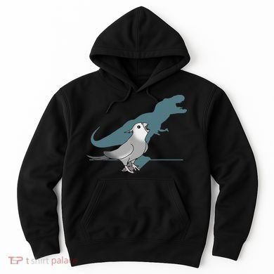 T Rex White Faced Cockatiel, Funny Grey Cockatiel Dinosaur Hoodie