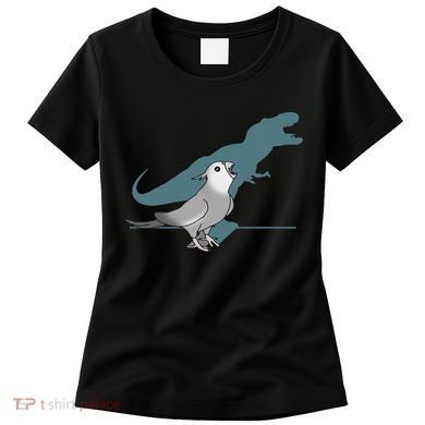 T Rex White Faced Cockatiel, Funny Grey Cockatiel Dinosaur Women's T-Shirt