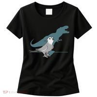 T Rex White Faced Cockatiel, Funny Grey Cockatiel Dinosaur Women's T-Shirt thumb 0