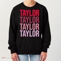 Taylor Retro Wordmark Pattern I love Taylor Women's Sweatshirt thumb 0
