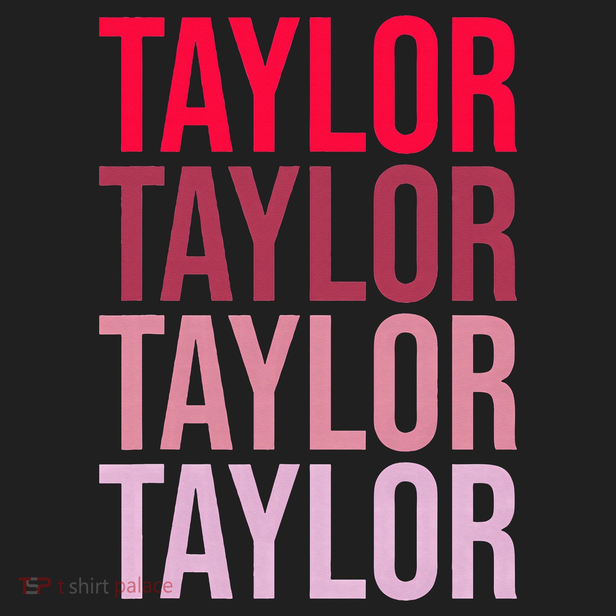 Taylor Retro Wordmark Pattern I love Taylor Women's Sweatshirt