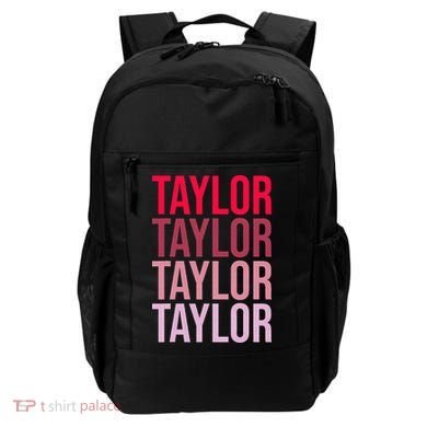 Taylor Retro Wordmark Pattern I love Taylor Backpack