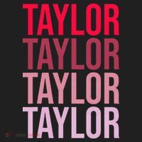 Taylor Retro Wordmark Pattern I love Taylor Tumbler thumb 3