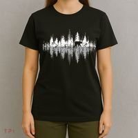 Trees Reflection Wildlife Nature Animal Bear Outdoor Forest T-Shirt thumb 4