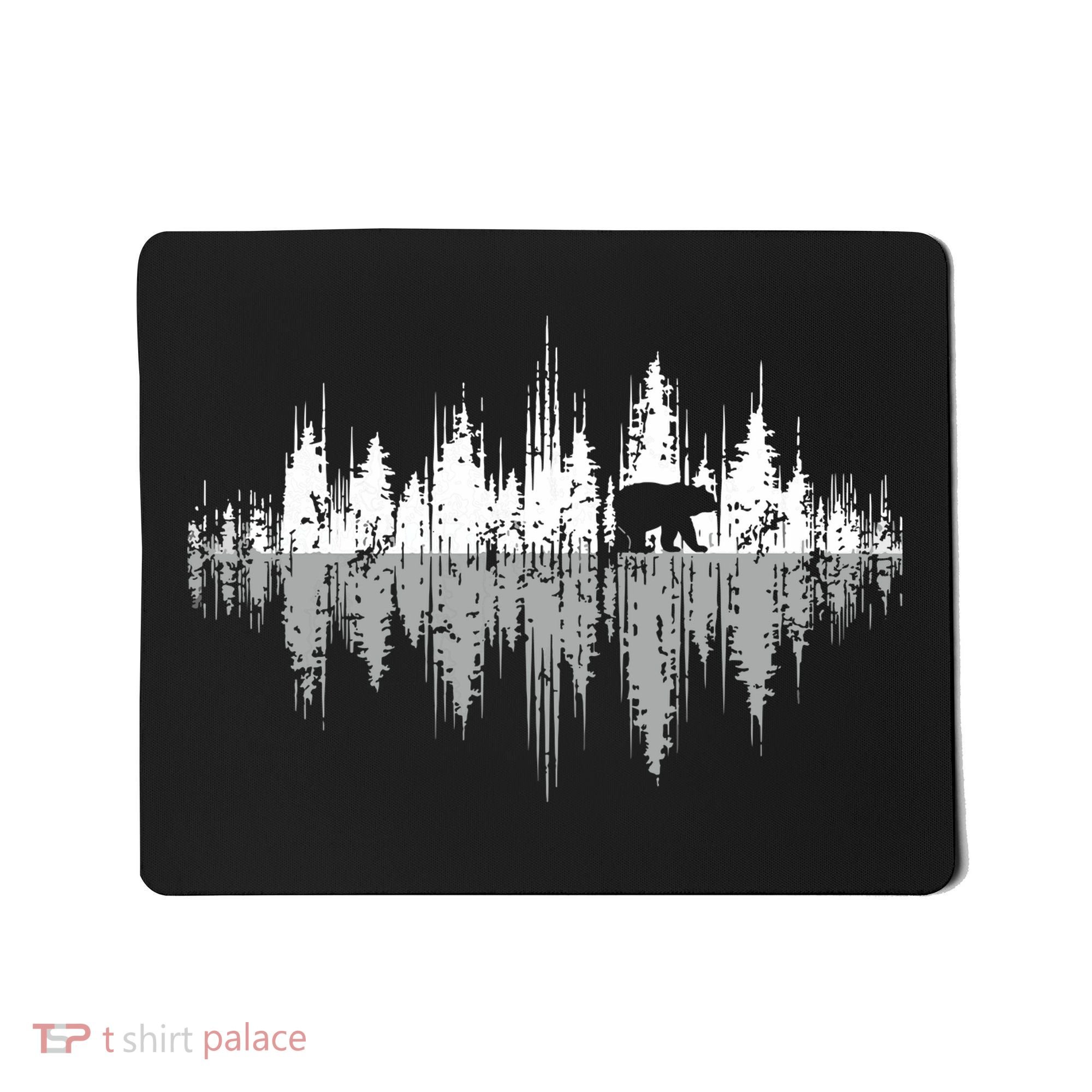 Trees Reflection Wildlife Nature Animal Bear Outdoor Forest Mousepad