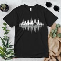 Trees Reflection Wildlife Nature Animal Bear Outdoor Forest Premium T-Shirt thumb 2