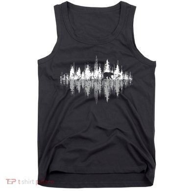 Trees Reflection Wildlife Nature Animal Bear Outdoor Forest Tank Top