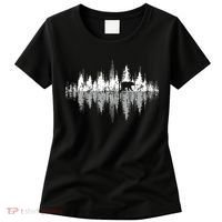 Trees Reflection Wildlife Nature Animal Bear Outdoor Forest Women's T-Shirt thumb 0