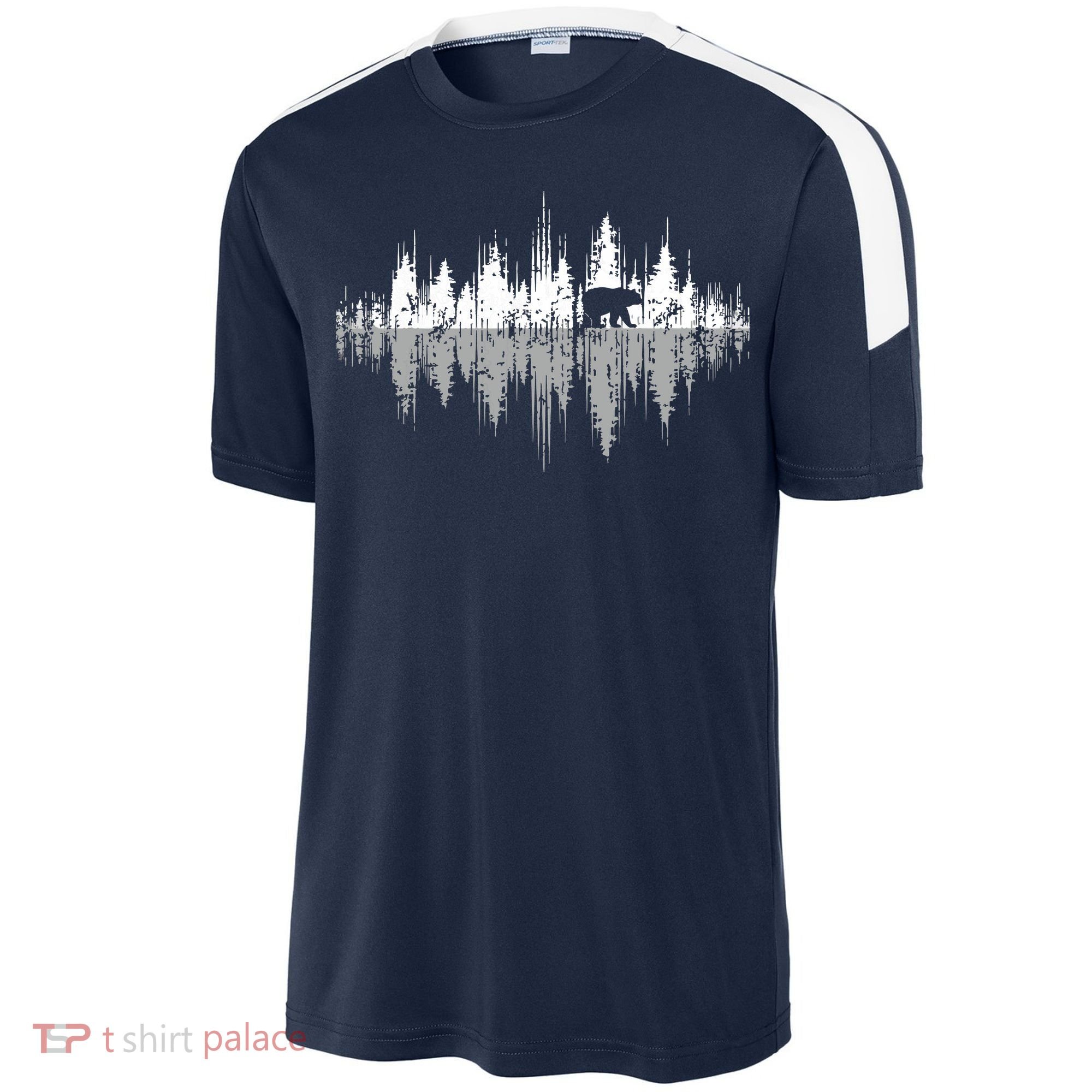 Trees Reflection Wildlife Nature Animal Bear Outdoor Forest Sport-Tek Competitor United Soccer Jersey