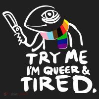 Try Me I'm Queer And Tired Beanie thumb 2