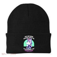 Try My Recipe Shut the Fucupcakes Funny Unicorn Beanie thumb 0