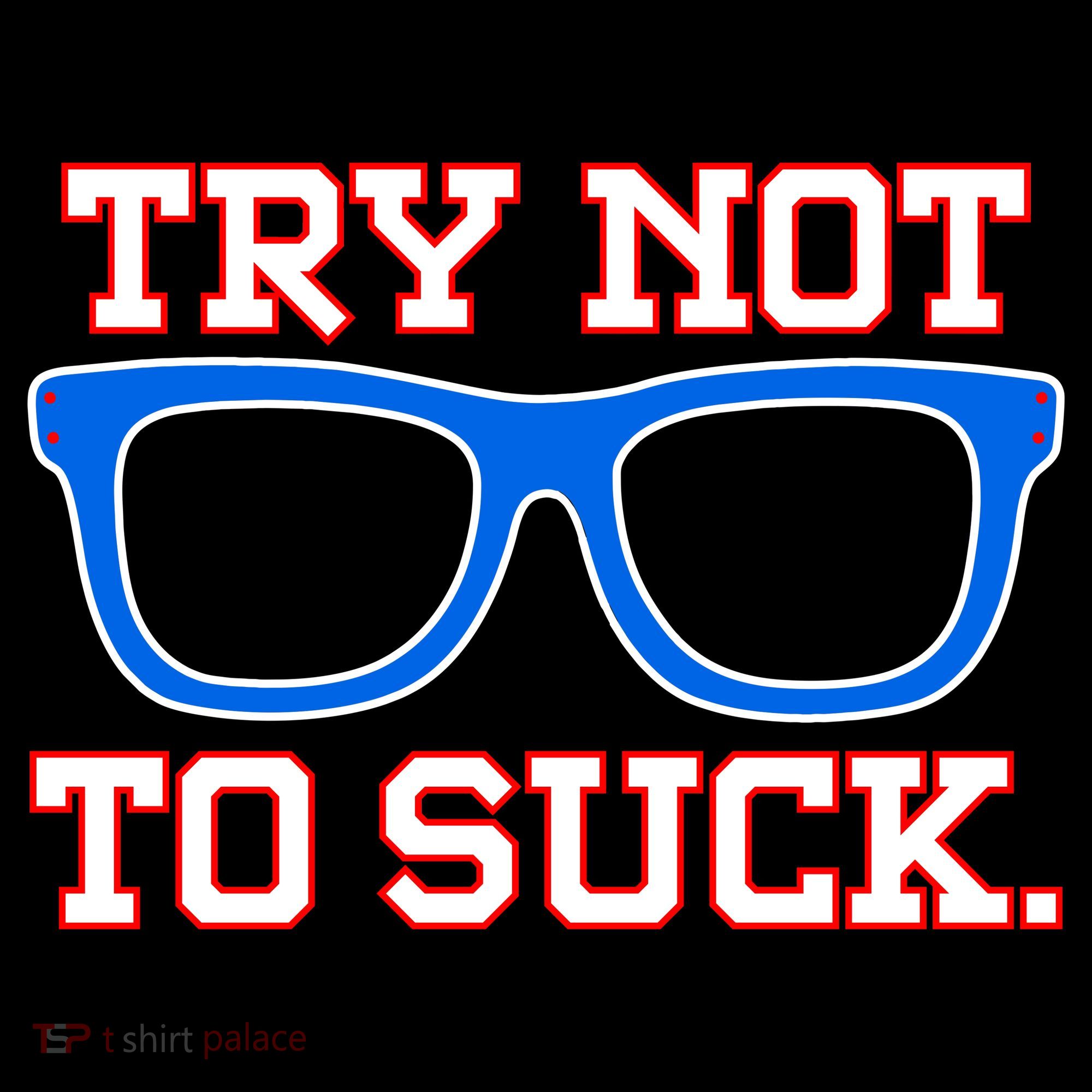 Try Not To Suck Chicago! Baseball Glasses Women's Hoodie