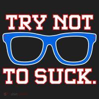 Try Not To Suck Chicago! Baseball Glasses Hat thumb 2