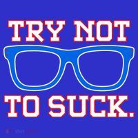 Try Not To Suck Chicago! Baseball Glasses Women's Tank Top thumb 5