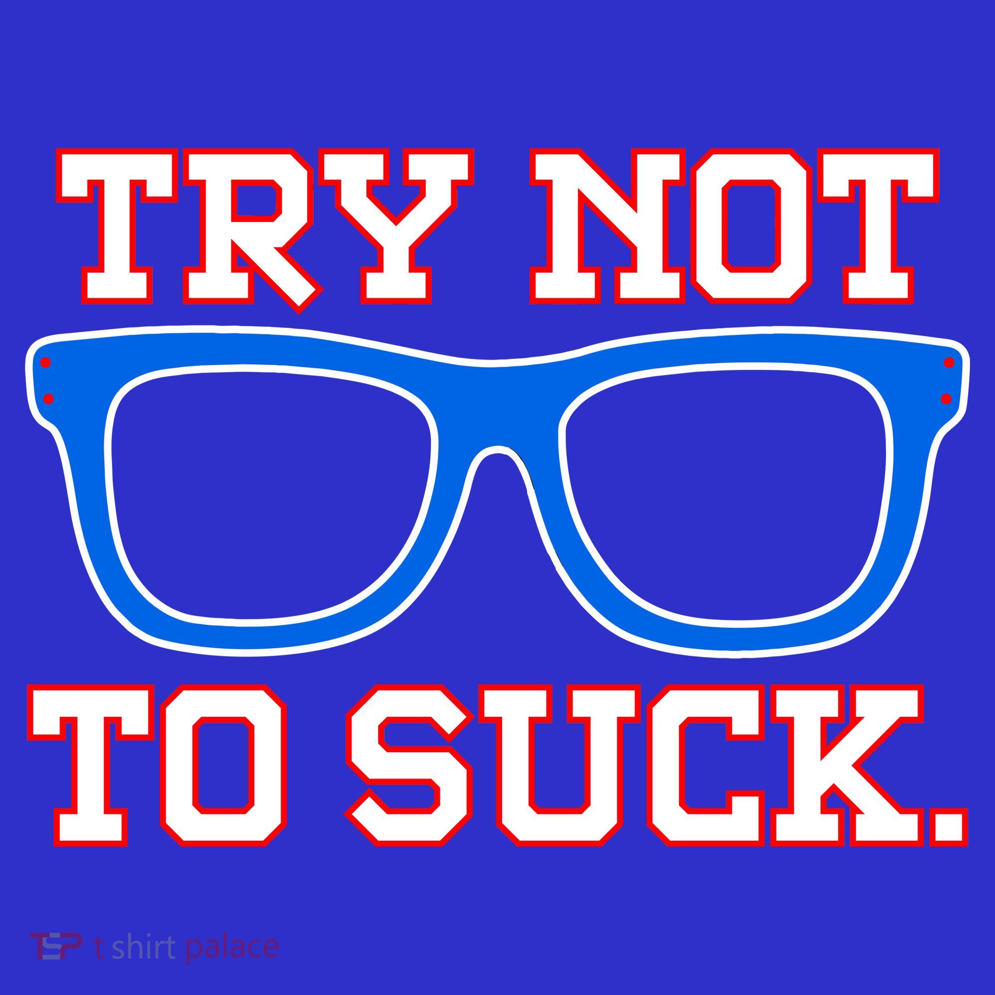 Try Not To Suck Chicago! Baseball Glasses Kids Sweatshirt