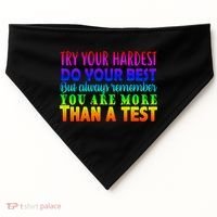 Try Your Hardest On The Test Day USA-Made Doggie Bandana thumb 0