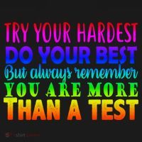 Try Your Hardest On The Test Day Pajama Set thumb 2
