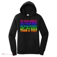 Try Your Hardest On The Test Day Women's Hoodie thumb 0