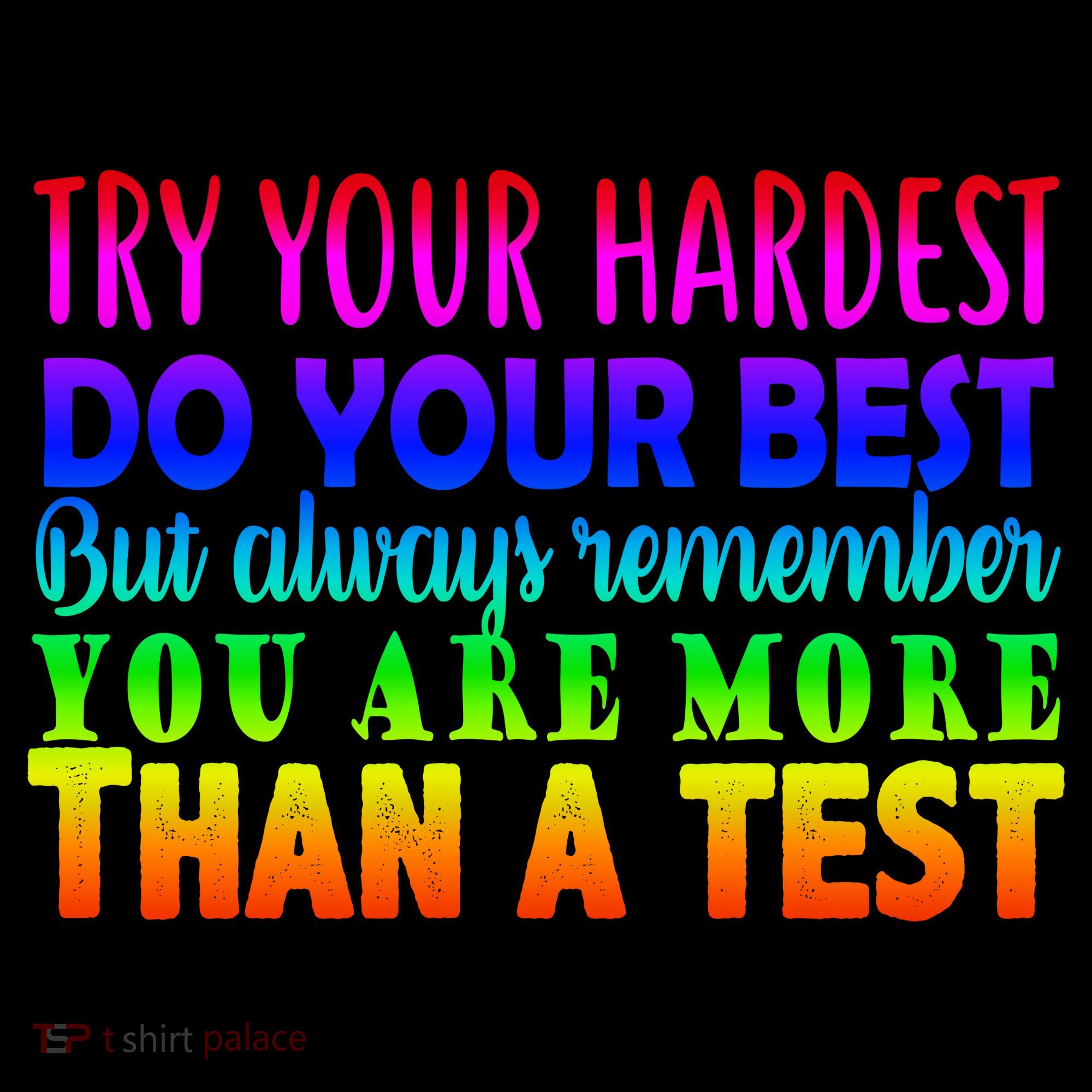 Try Your Hardest On The Test Day Ornament