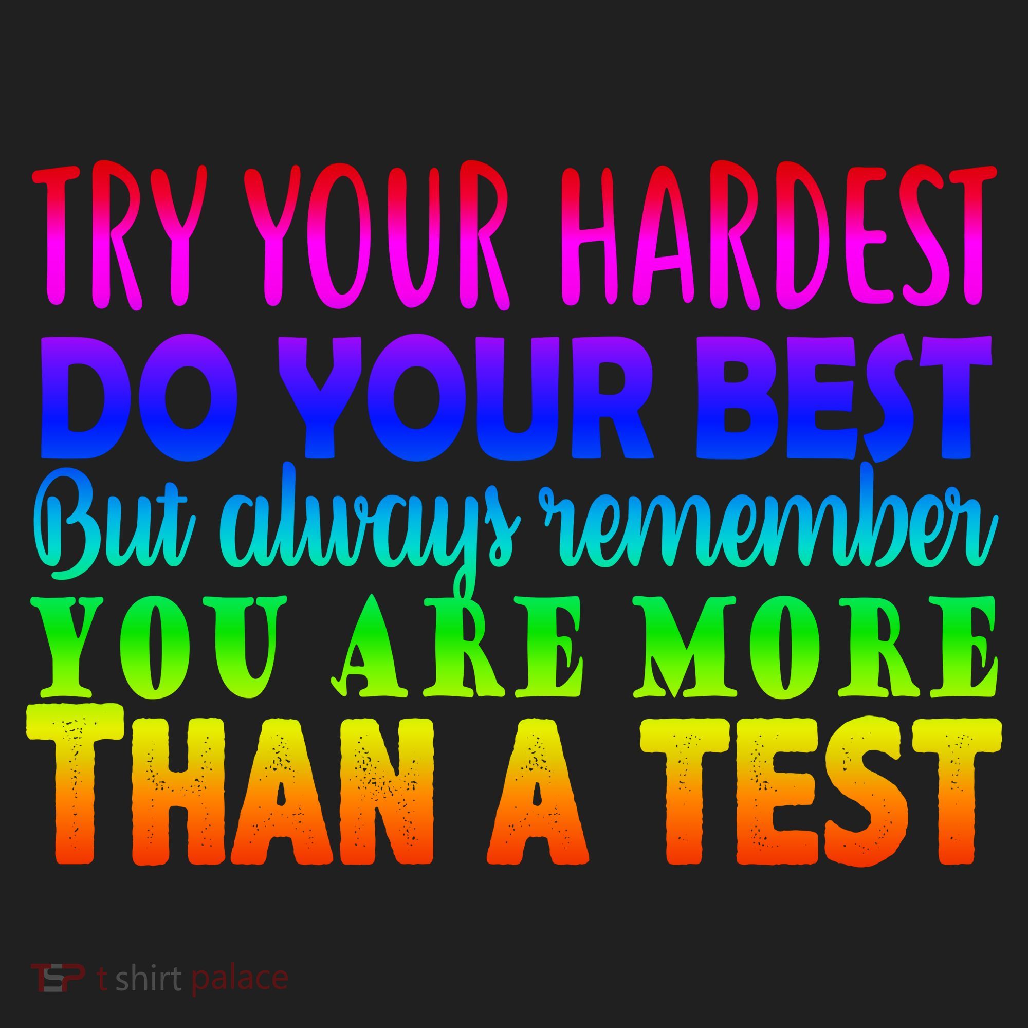 Try Your Hardest On The Test Day Hat