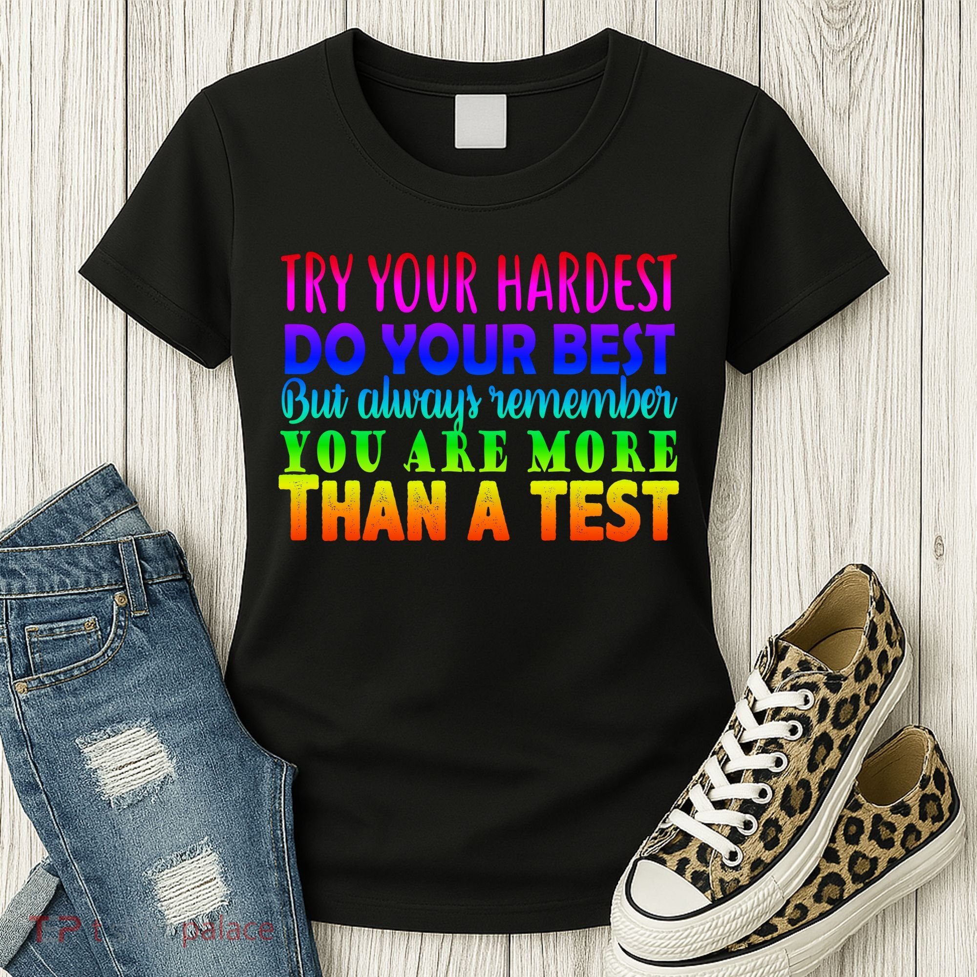 Try Your Hardest On The Test Day Women's T-Shirt