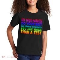 Try Your Hardest On The Test Day Kids T-Shirt thumb 2