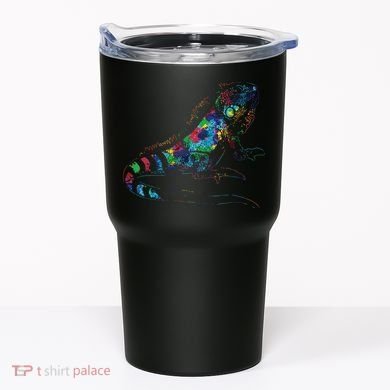 Tropic Reptile Zoo Keeper Gift Idea Iguana Tumbler