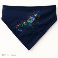 Tropic Reptile Zoo Keeper Gift Idea Iguana USA-Made Doggie Bandana thumb 0
